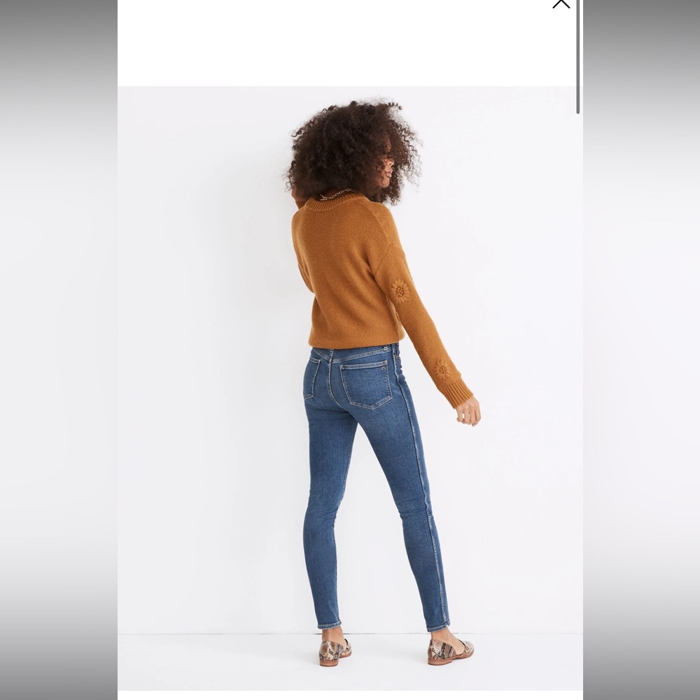 Madewell - Petite 10" High-Rise Skinny Jeans in Wendover Wash-Size 23P - Picture 2 of 12